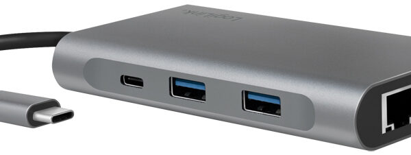 LogiLink USB 3.2 (Gen1) Docking-station, USB-C, 8-poorts