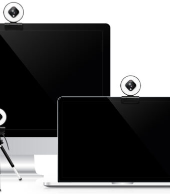 LogiLink Full-HD-USB-Webcam met Dual-microfoon, zwart