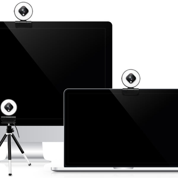 LogiLink Full-HD-USB-Webcam met Dual-microfoon, zwart
