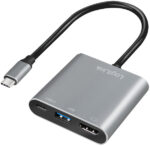 LogiLink USB 3.2 Gen 1 adapterkabel, grijs/zwart