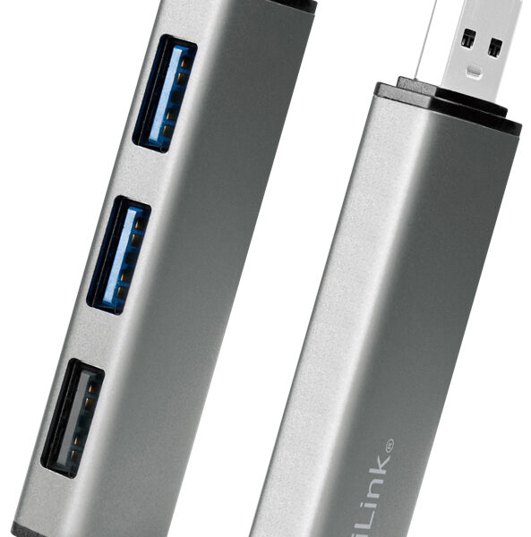 LogiLink USB 3.2 Gen2 Hub, 3 poorts, alu