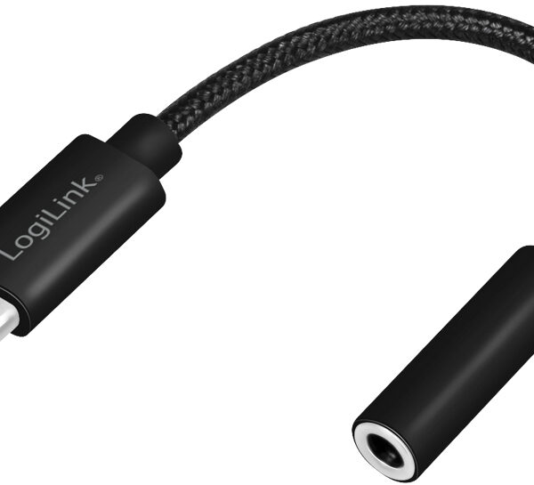LogiLink USB-C - bus adapterkabel, 130 mm, zwart