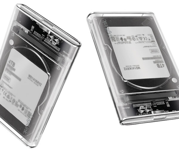 LogiLink 2,5' SATA harddisk-behuizing, USB 3.0, transparant