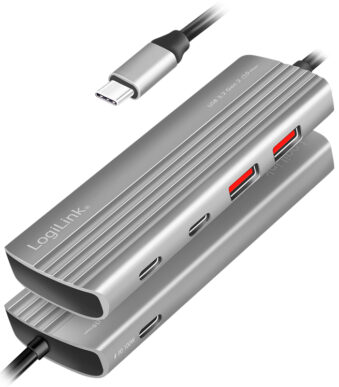 LogiLink USB 3.2 Ultra-Slim-Hub, 4-poorts, 2x USB-A, 2x USB-C