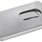 sigel visitekaartjes-etui ´Snap´, roestvrij staal, zilver