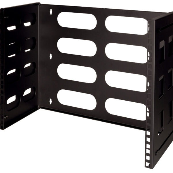 LogiLink 19´ wandhouder, 8 HE, zwart (RAL9003)