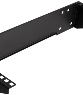 LogiLink 19' houder voor de wand of onder het bureaublad, 4 HE, zwart