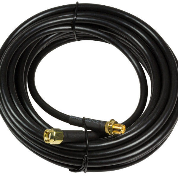 LogiLink WLAN binnenantenne verlengkabel, 5 m, zwart