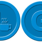 sigel waardemunten ´Dranken´, van kunststof, blauw