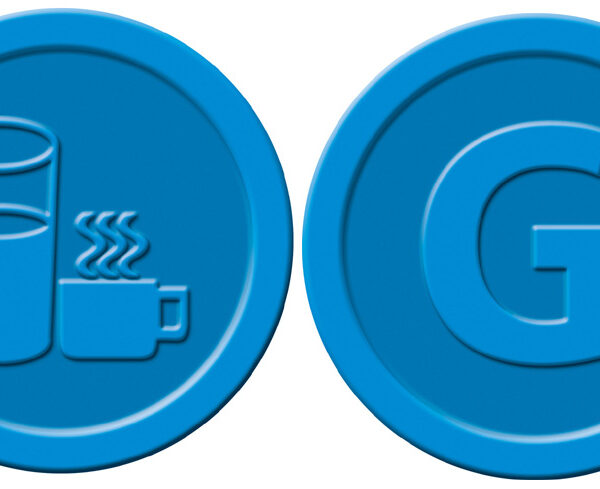 sigel waardemunten ´Dranken´, van kunststof, blauw