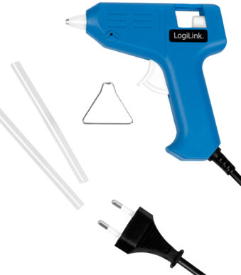 LogiLink mini-warmlijmpistool, 10 Watt, blauw
