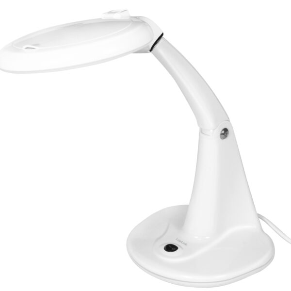 LogiLink LED-loeplamp, met 2 lenzen, wit