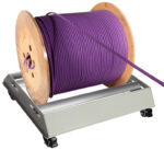 LogiLink Profi kabelhaspel-afroller met zwenkwielen