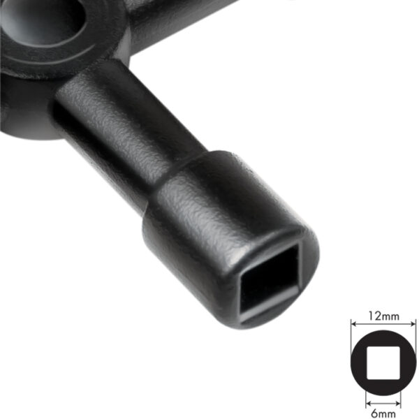 LogiLink universele kruissleutel voor schakelkasten en afzetsystemen