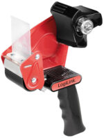 LogiLink handafroller voor verpakkingstape/plakband, zwart/rood