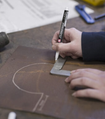 SAKURA permanentmarker Permapaque fijn, wit