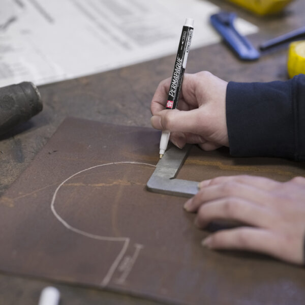 SAKURA permanentmarker Permapaque fijn, oranje