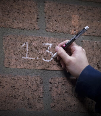 SAKURA permanentmarker Permapaque fijn, wit