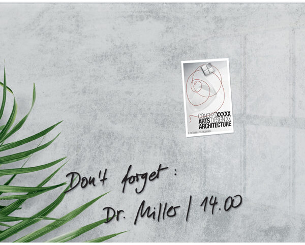 sigel glas-magneetbord artverum Botanic, (B)910 x (H)460 mm