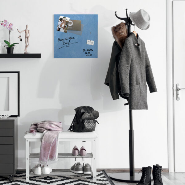 sigel glas-magneetbord artverum Blue Structure, (B)480 mm x (H)480 mm