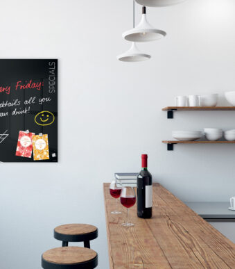 sigel glas-magneetbord artverum Cocktail, (B)400 x (H)600 mm