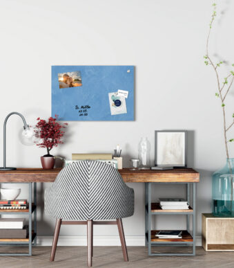 sigel glas-magneetbord artverum Blue Structure, (B)600 mm x (H)400 mm