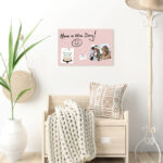 sigel glas-magneetbord artverum, rosé, (B)600 x (H)400 mm