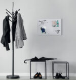 sigel glas-magneetbord artverum, lichtgrijs, (B)600 mm x (H)400 mm