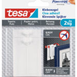 tesa Powerstrips klevende spijkers voor behang of pleisterwerk, 2,0 kg