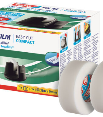 tesa tafeldispenser Easy Cut Compact, voordeelpakket