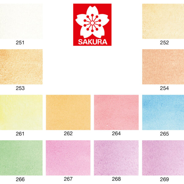 SAKURA aquarelverf Koi Water Colors Sketch Box 12