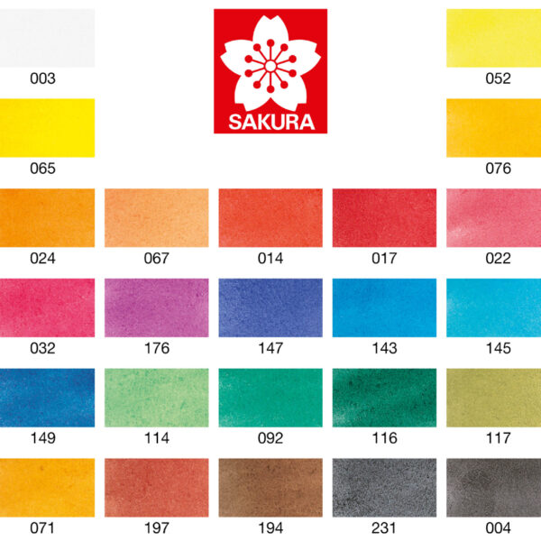 SAKURA aquarelverf Koi Water Colors Sketch Box 24