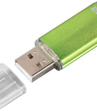 'Hama USB 2.0 Geheugensleutel FlashDrive 'Laeta', 64 GB, groen'
