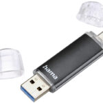 hama USB 3.0 USB-stick 'Laeta Twin', 16 GB, zwart