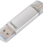 hama USB 3.0 / 3.1 USB-stick 'C-Laeta', 256 GB, zilver