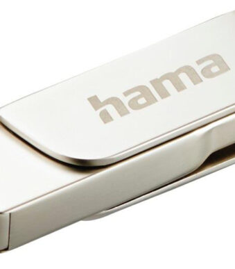 hama USB 3.0 / 3.1 memory stick 'C-Rotate Pro', 32 GB, zilver