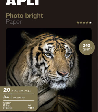 APLI fotopapier bright, A4, 240 g/m2, hoogglanzend, 20 vel