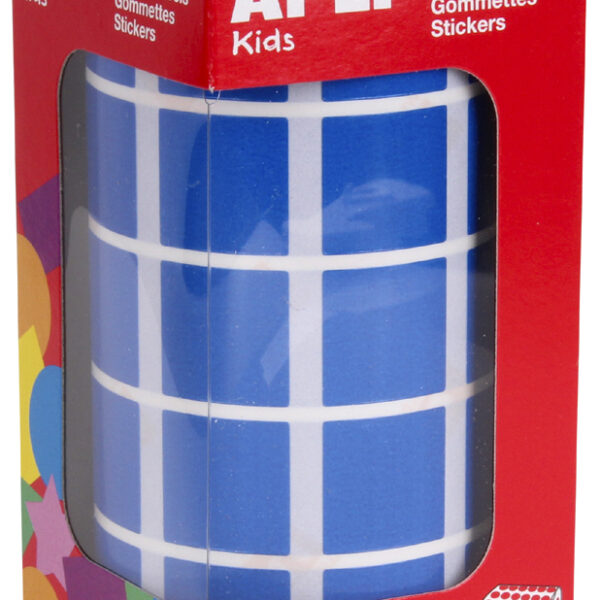 APLI Stickerrol voor Kinderen Vierkant Blauw