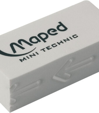 Maped kunststof vlakgum Technic 300, kartonnen beschermhuls