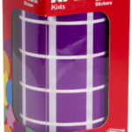 APLI Kids stickers Creative 'Quadraat', op rol, lila
