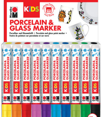 Marabu Marker 'Porselein & Glas KIDS', MEGA LEUK.