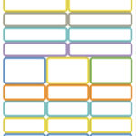 APLI kinderetiketten, zelfklevend, gemengde kleuren