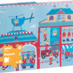 Puzzel 'Brandweerkazerne', 24 stukjes.