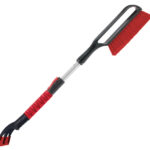 IWH telescopische ijskrabber met sneeuwbezem, 720 - 890 mm