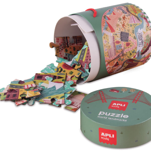 Cirkelraadsel 'Culturele monumenten', 48 stukjes