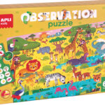 Kids observatiepuzzel 'De savanne', 60 stukjes