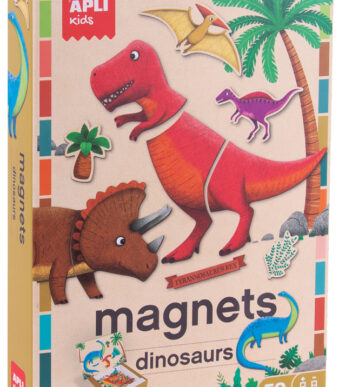 Kids magneetspel dinosaurussen, 52 magneten