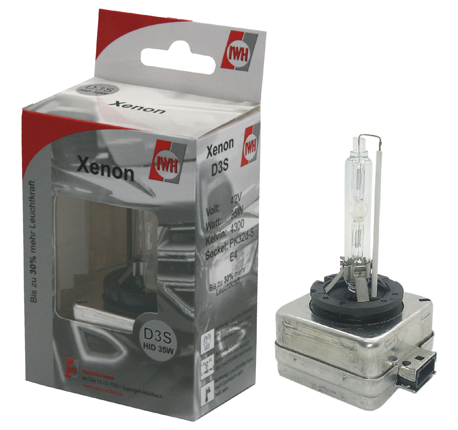IWH autolamp D3S Xenon HID 35W, 42 V, 35 Watt IWH autolamp D3S Xenon HID 35W, 42 V, 35 Watt