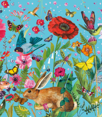 Puzzel 'nachtvlinder bloem', 204 stukjes