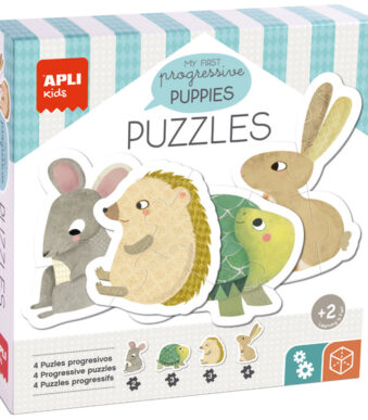 Kinderpuzzel 'Eerste diertjes', 12 stukjes